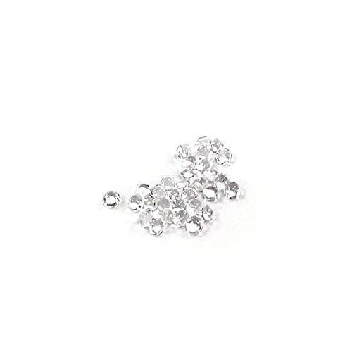 O’Creme Clear Edible Diamond Studs 5 Millimeters for Decorating Cakes and Cupcakes, 54 Studs