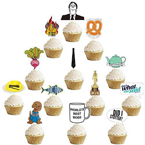 It Is Your Birthday Cupcake Topper Office Theme Dwight Schrute Birthday Party Supplies Decorations