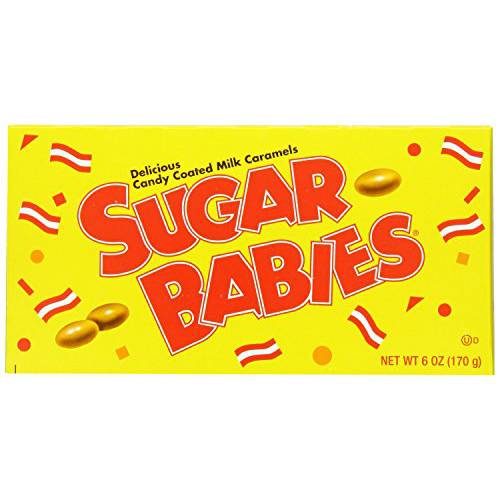 Sugar Babies Delicious Candy Coated Milk Caramels 6 Oz (Pack of 3)