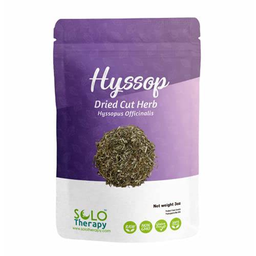 Hyssop Herb, 3 oz , Hyssop Dried Cut Herb , Hyssopus Officinalis , Hyssop Tea, 100% Natural, Resealable Bag, Product From Croatia, Packaged in the USA