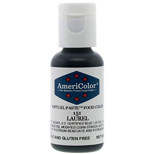 AmeriColor, Laurel, .75 Ounce Bottle, Soft Gel Paste Food Color