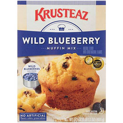 Krusteaz Wild Blueberry Muffin Mix, 17.1 OZ (Pack of 3)