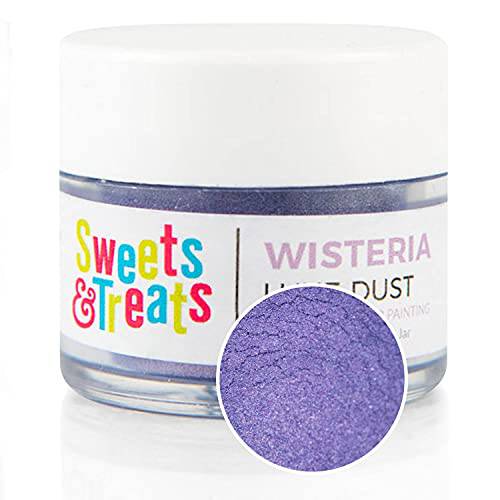 Luster Dust Edible Cake Decorations, Purple Edible Luster Dust for Cupcake Decorations Edible Luster Dust for Drinks, Cake Drip, Purple Fondant for Cakes and Edible Paint, Drink Glitter Edible Dust