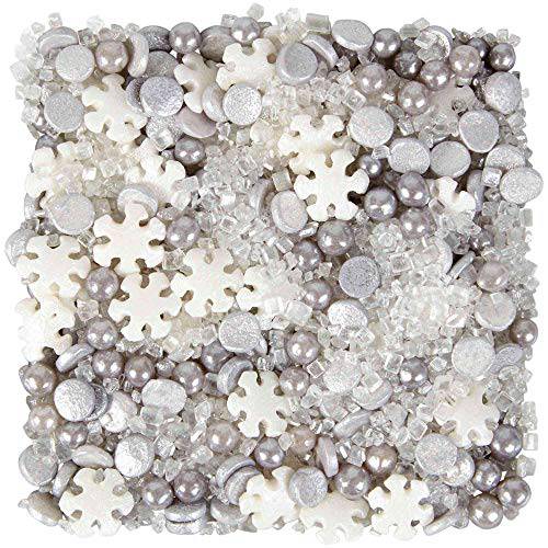 Holiday Snowflake Mix Sprinkles, 4.2 Ounces by Wilton