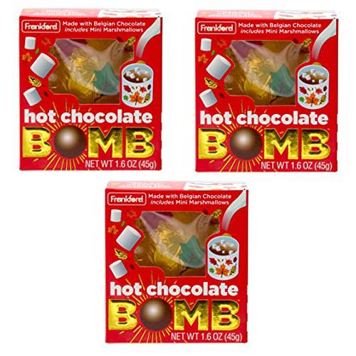Frankford Hot Chocolate Autumn Melting Bomb 1.6oz - Pack of 3
