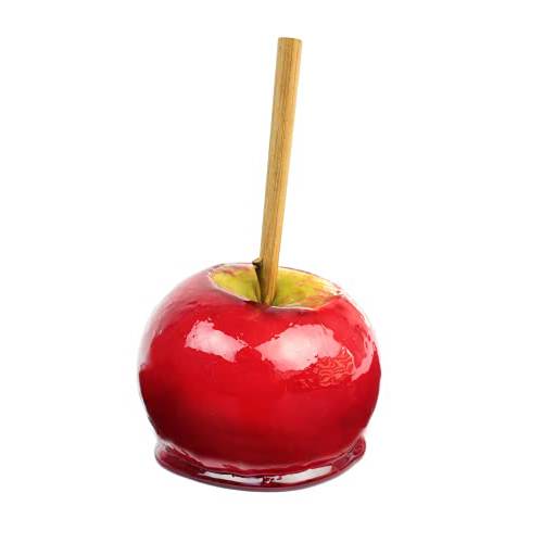 Concession Essentials 5.5 x 0.25 Wooden Semi Pointed Candy Apple Skewer Sticks - Pack of 100ct
