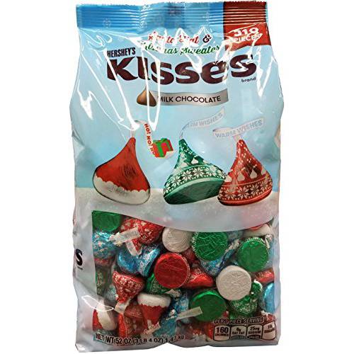 Hershey’s Kisses Milk Chocolate Santa Hat & Kissmas Sweater, 310 Coun