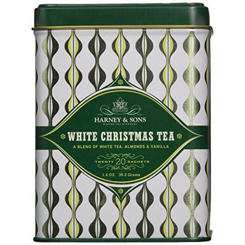 White Christmas, 20 Sachets in Decorative Tin by Harney & Sons