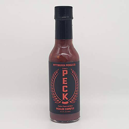 PITTSBURGH PICKLE CO Peck Pickled Chipotle Mild Hot Sauce, 8 OZ