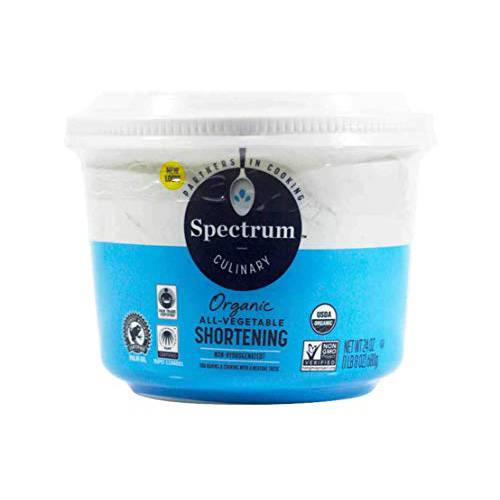 Spectrum Naturals Organic Shortening - 24 oz (Pack of 3)