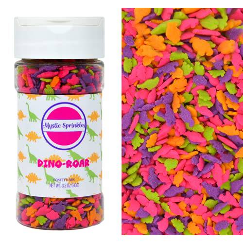 Mystic Sprinkles Confetti Sprinkle Mixes (Dino-Roar Confetti Mix 2.6oz)