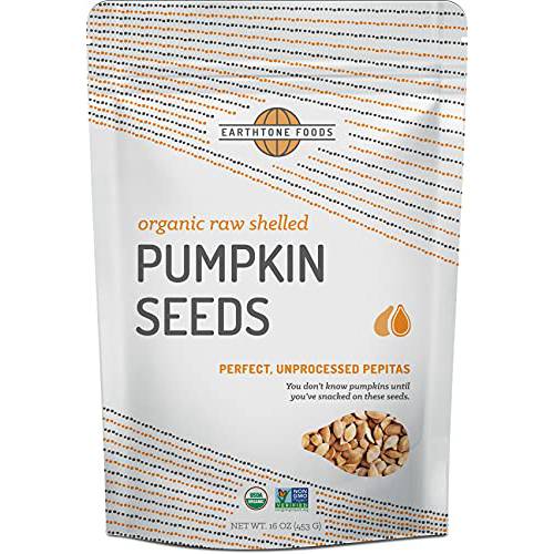 Raw Pumpkin Seeds Organic | Fresh, Hulled, No Shell, Unsalted Pepitas | USDA Non-GMO | Healthy Snacks | Vegan Seed, 16 oz
