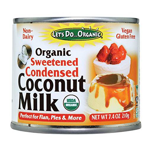 Let’s Do...Organic Sweetened Condensed Coconut Milk, 7.4 Ounce Cans (Pack of 6)