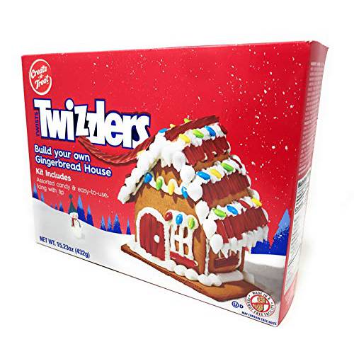 Create-A-Treat E-Z Twizzlers Gingerbread House Kit, 15.23 oz.