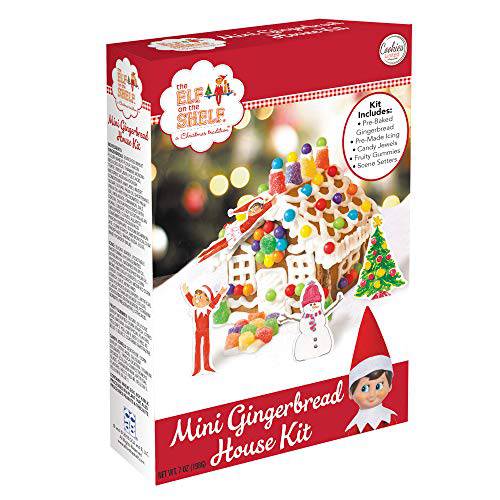 Mini Elf on the Shelf Gingerbread House Kit by Cookies United