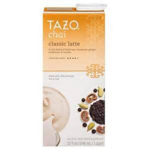 TAZO BLACK TEA CHAI LATTE CLASSIC 32 OZ