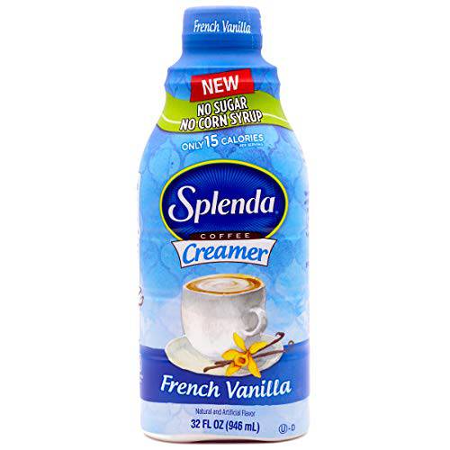 SPLENDA Sugar Free, Low Calorie French Vanilla Coffee Creamer, 32 Fl Oz