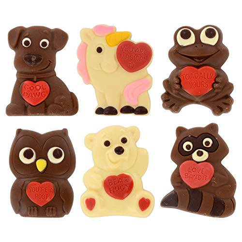 Palmer Valentine’s Day Cuddly Cuties Unicorn Yummy Milky & Chocolaty Candy, 3 Ounce