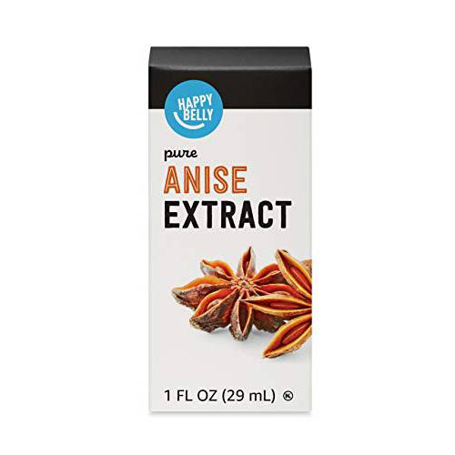 Amazon Brand - Happy Belly Pure Anise Extract, 1 fl oz