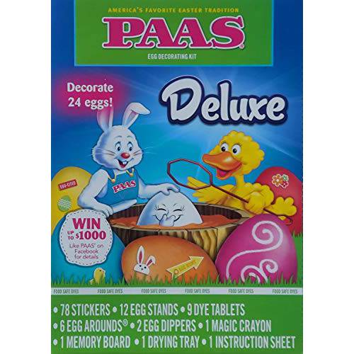 Paas Deluxe Egg Coloring and Decorating Kit 2021