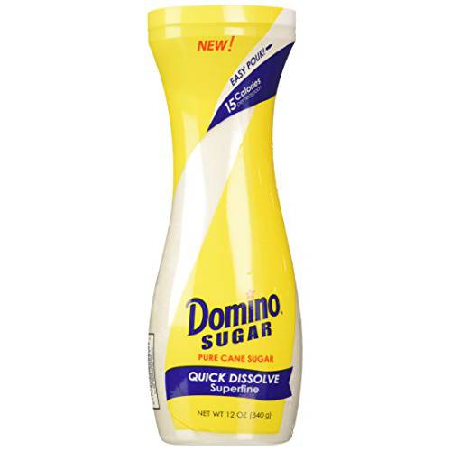 Domino White Sugar Pure Cane Sugar Quick Dissolve Superfine 12oz (3 Pack)
