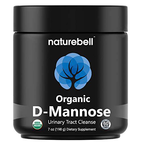 NatureBell Pure D Mannose Powder, Instantized for Better Absorption, 7 Ounce (198 Gram), Support Urinary Function & Bladder Health, Fast-Acting & Long-Lasting Cleanse, Non-GMO, Vegan Friendly