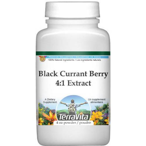 Extra Strength Black Currant Berry 4:1 Extract Powder (4 oz, ZIN: 514115)