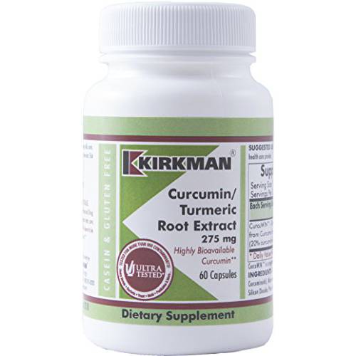 Kirkman CurcuWIN Turmeric Root Extract 275 mg || 60 Vegetarian Capsules || Antioxidant Activity || Immune System Support