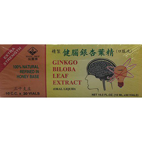 Magic Extra Strength Ginkgo Biloba Leaf Extract - 10 ML.x30 vials