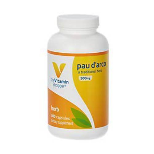 The Vitamin Shoppe PAU Darco 500MG (300 Capsules)