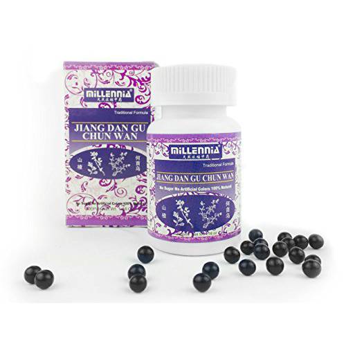 Millennia Herbal Supplement Pills for Normal Cholesterol - Jiang Dan Gu Chun Wan - 12 Bottle Pack (200 Pills/Bottle)