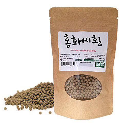 [Medicinal Korean Herbal Pills] 100% Natural Safflower Seeds Pills ( Safflower Seeds / 홍화씨 환 ) (4 oz)
