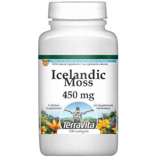 Icelandic Moss - 450 mg (100 Capsules, ZIN: 513838)