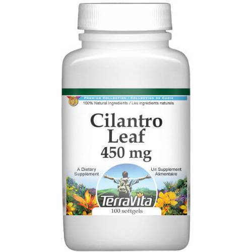 Cilantro (Coriander) Leaf - 450 mg (100 Capsules, ZIN: 514585)
