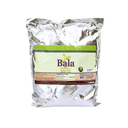 HerbsForever Bala Powder (Sida Cordifolia/Country Mallow) (Ayurvedic Herb) Natural cool potency supports to control pitta, vatta doshas and increases kapha,16 Oz, 454 Gms, 2x (Optimum Potency)
