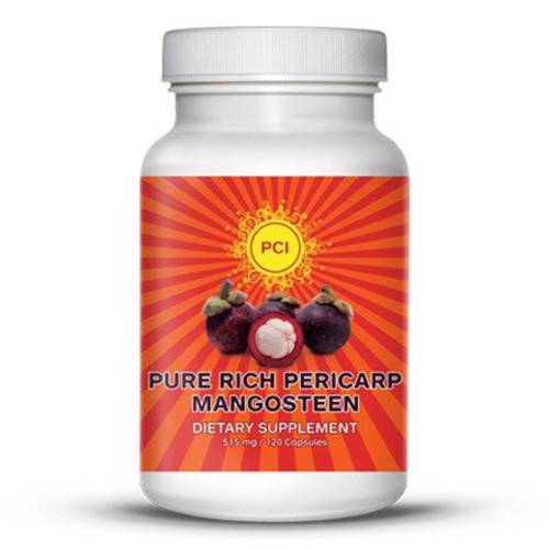 Pure Mangosteen 515 mg Vegitarian Capsules, 120 Ct