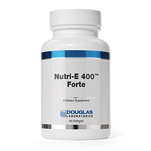 Douglas Laboratories Nutri E-400 Forte | Vitamin E Antioxidant Support for Oxygenation, Liver, and Immune Function | 60 Capsules