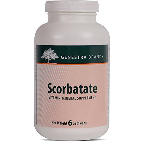 Genestra Brands Scorbatate | Vitamin C Combination to Support Bones, Skin, Muscles, Immunity and Normal Wound Healing | 6 Ounces