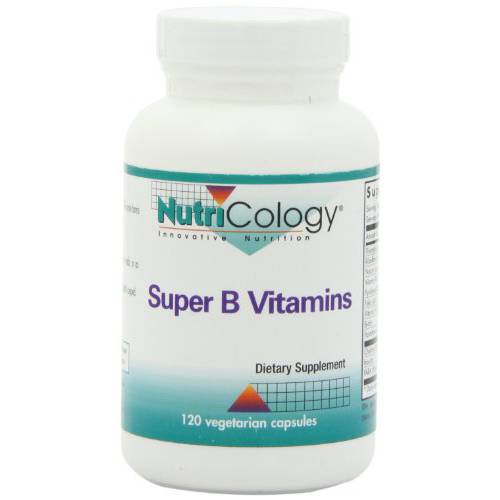NutriCology Super Vitamin B - Hypoallergenic B Vitamin Complex - 120 Vegetarian Capsules