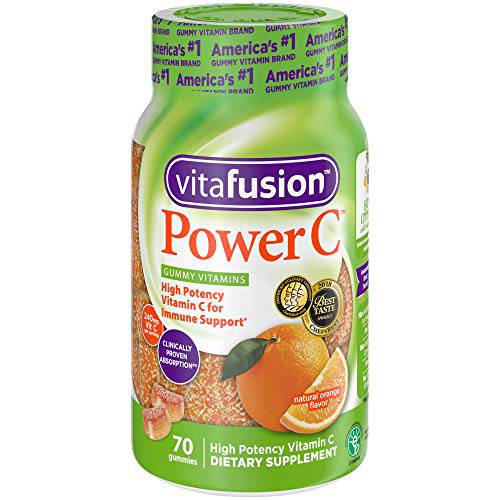 Vitafusion Power C Gummy Vitamins, 70ct, Pack of 3