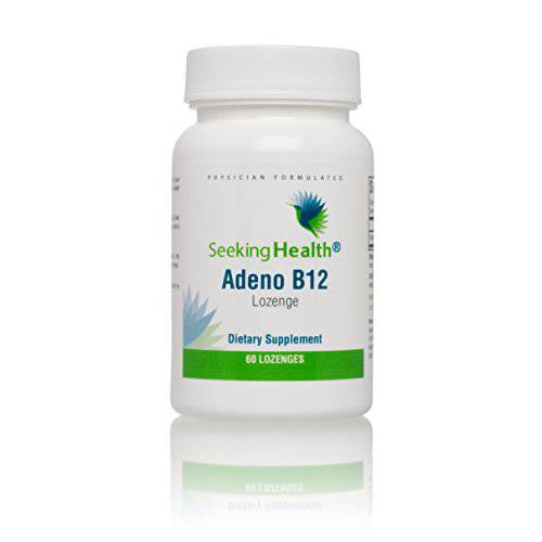 Seeking Health Adeno B12, Vitamin B12, Support Healthy Energy Levels, Support Healthy Memory and Mood, Easily Absorbed Vitamin B12, Support Normal Metabolism, 3,000 mcg Vitamin B12, 60 Vegan Capsules*