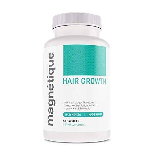 Magnetique Hair Growth -Promotes Stronger, Longer, Healthier Hair - GMO Free with Natural Ingredients
