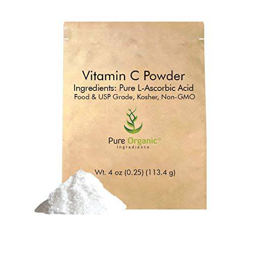 Pure Original Ingredients Vitamin C Powder (2 lb) Ascorbic Acid, Non GMO, Dietary Supplement