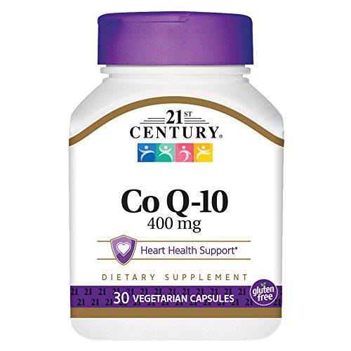 21st Century Co Q10 400 mg Veg Capsules, 30 Count