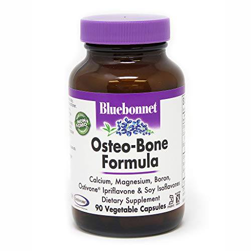 BlueBonnet Osteo-Bone Formula Vegetarian Capsules, 90 Count