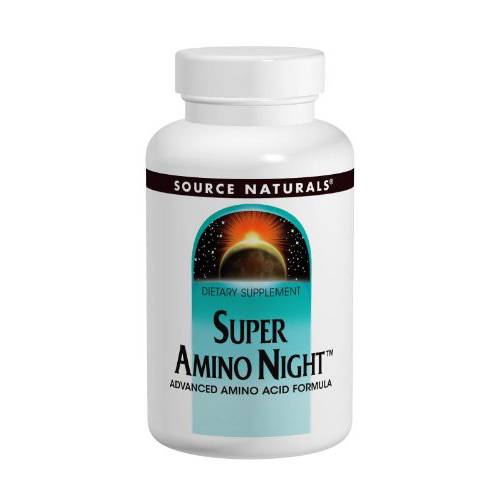 Source Naturals Super Amino Night - Advanced Amino Acid Formula - 60 Capsules