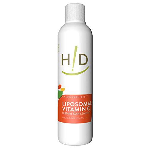 The Hallelujah Diet Liposomal Vitamin C Liquid Supplement - Advanced Immune Support, Superior Absorption Lipid-Encapsulated Formula, 1-5 Ounce Bottle,�