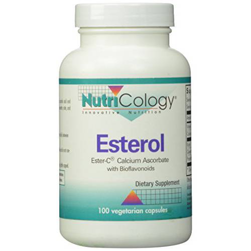 NutriCology Esterol Ester-C - Buffered Vitamin C, Bioflavonoids, Quercetin - 100 Vegetarian Capsules