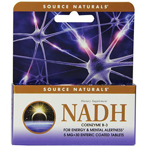 SOURCE NATURALS Nadh 5 Mg Enteric Coated Box Tablet, 30 Count