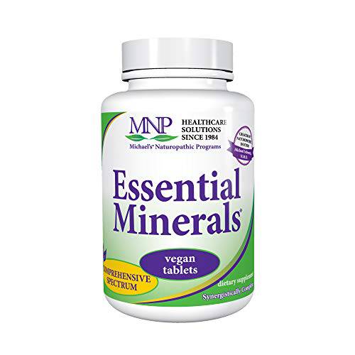 Michael’s Naturopathic Programs Essential Minerals - 240 Vegan Tablets - Supports Nerve Communication & Proper Functioning of Muscles - Vegetarian, Kosher - 60 Servings